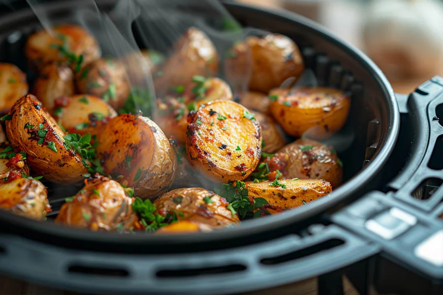 cooking potato wedges in air fryer